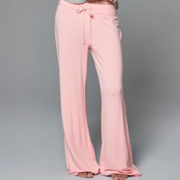 Abercrombie & Fitch Women’s Logo Wide Leg Viscose Sweatpants MEDIUM - Picture 9 of 11